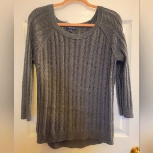 American Eagle dark grey women's oversized sweater, size large